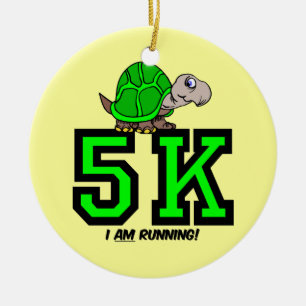 Adorno De Cerámica Estoy corriendo 5K