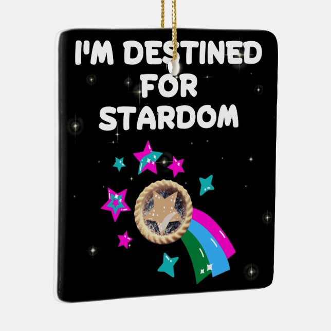 Adorno De Cerámica Estoy Destinado a Stardom (Derecha)