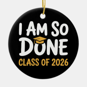 Adorno De Cerámica Estoy Tan Listo Clase De Graduación 2026 26 Gradua