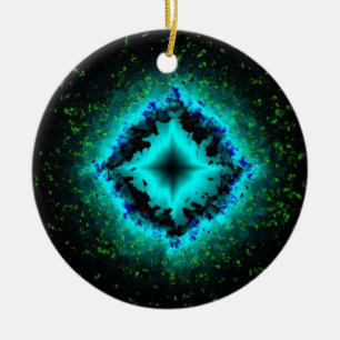 Adorno De Cerámica Estrella afortunada y Asterisk