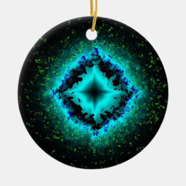 Adorno De Cerámica Estrella afortunada y Asterisk (Frente)