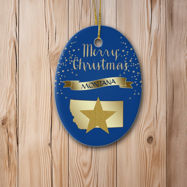 Adorno De Cerámica Estrella azul de Montana Gold (Subido por el creador)