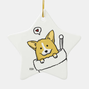 Adorno De Cerámica Estrella de almenada