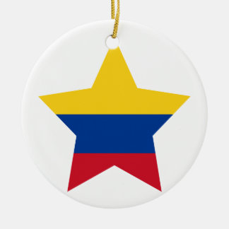 Adorno De Cerámica Estrella de Colombia