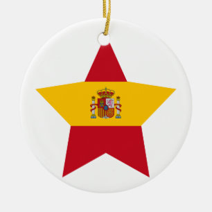 Adorno De Cerámica Estrella de España