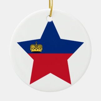 Adorno De Cerámica Estrella de Liechtenstein