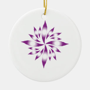 Adorno De Cerámica Estrella de Navidades internos #12