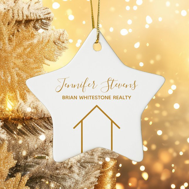 Adorno De Cerámica Estrella de Navidades Personalizados blancos de la (Subido por el creador)