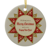 Estrella de Navidades victorianos de la época dora