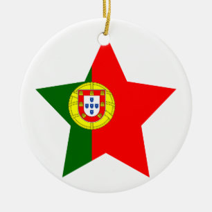 Adorno De Cerámica Estrella de Portugal