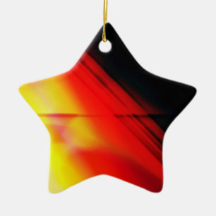 Adorno De Cerámica Estrella para el árbol de Navidad