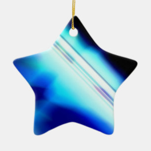 Adorno De Cerámica Estrella para el árbol de Navidad