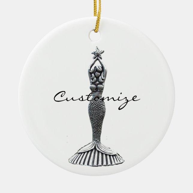 Adorno De Cerámica Estrella Thunder_Cove de la Sirena (Frente)
