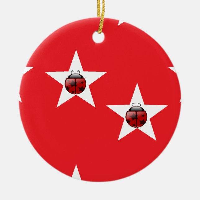 Adorno De Cerámica Estrellas de labios (Frente)