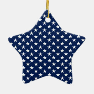 Adorno De Cerámica Estrellas patrióticas