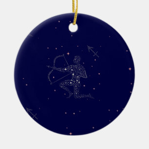Adorno De Cerámica estrellas sagittarius