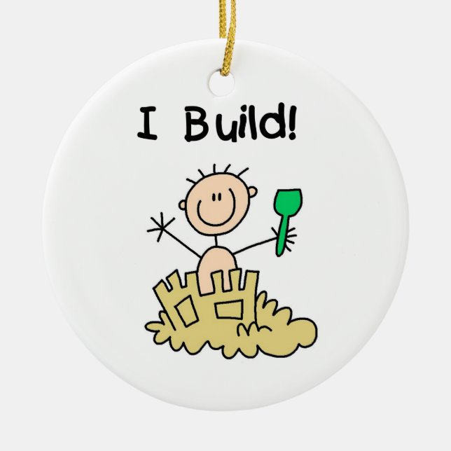 Adorno De Cerámica Estructura del muchacho I (Frente)