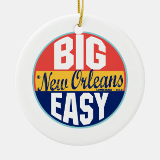 Adorno De Cerámica Etiqueta del vintage de New Orleans