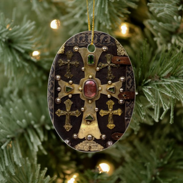 Adorno De Cerámica Evangelios de T'oros Roslin (Árbol)