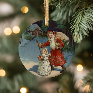 Adorno De Cerámica Eve navidades   Vintage Holiday