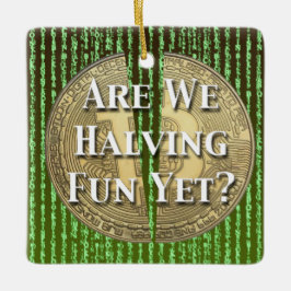 Adorno De Cerámica Evento Bitcoin Halving