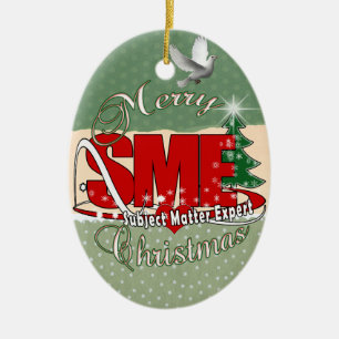 Adorno De Cerámica Experto del tema del NAVIDAD del SME