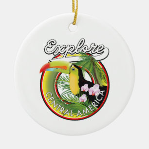 Adorno De Cerámica Explorar el logo de Centroamérica.