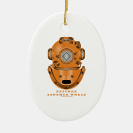 Adorno De Cerámica Explore otro mundo (el casco del salto profundo)