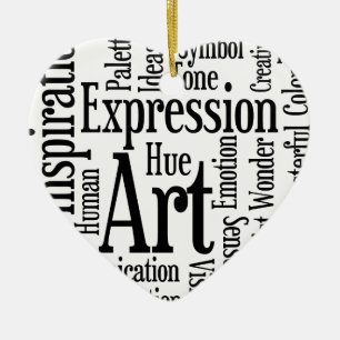 Adorno De Cerámica Expresión artística para artista o persona creativ