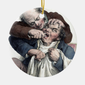 Adorno De Cerámica Extracción del diente del dentista del vintage