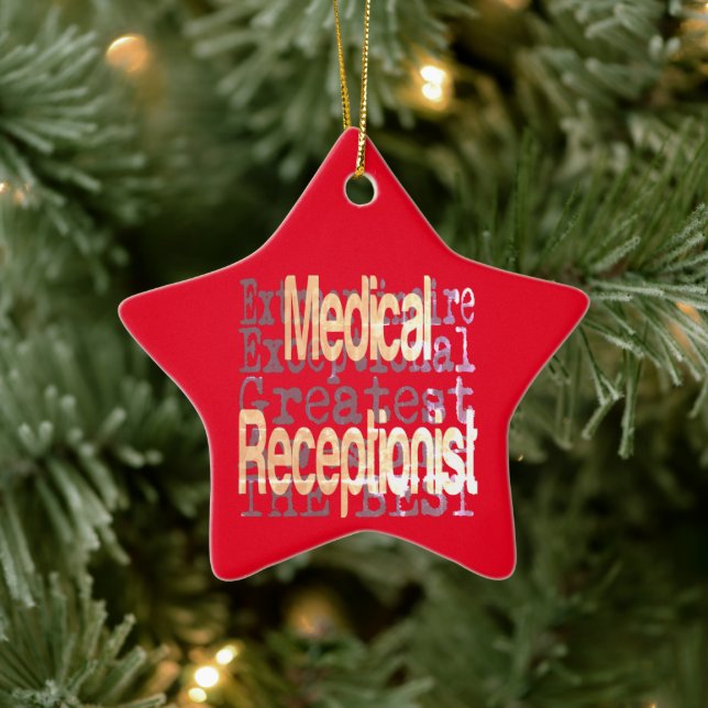 Adorno De Cerámica Extraordinaria de recepción médica (Árbol)