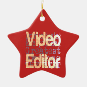 Adorno De Cerámica Extraordinaria del editor de vídeo