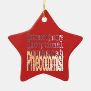 Adorno De Cerámica Extraordinaria del Phlebotomist