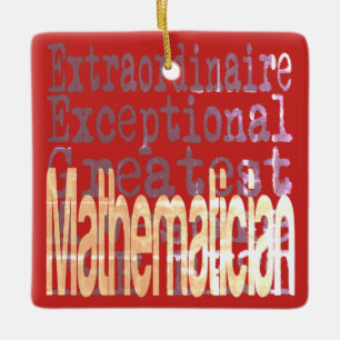 Adorno De Cerámica Extraordinaria matemática