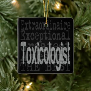 Adorno De Cerámica Extraordinario toxicólogo