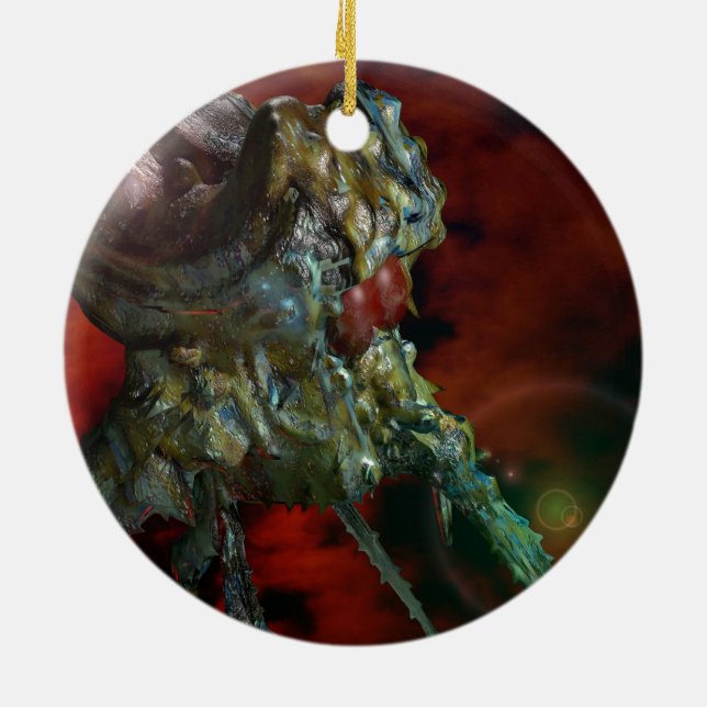 Adorno De Cerámica extraterrestres, están aquí (Atrás)