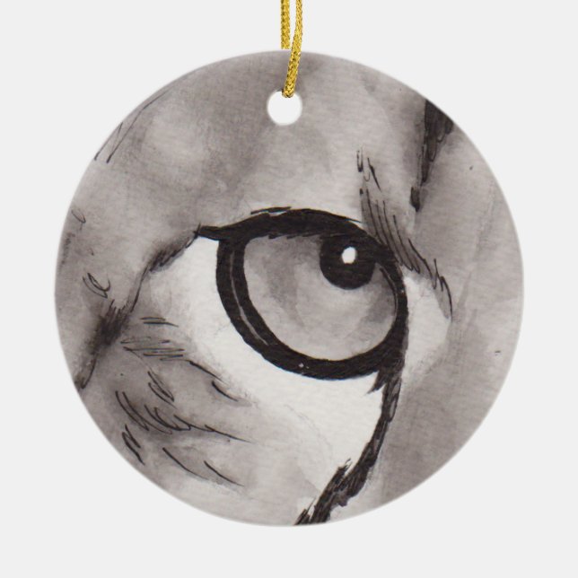 Adorno De Cerámica Eye of the Cheetah – Gaze Collection  (Frente)
