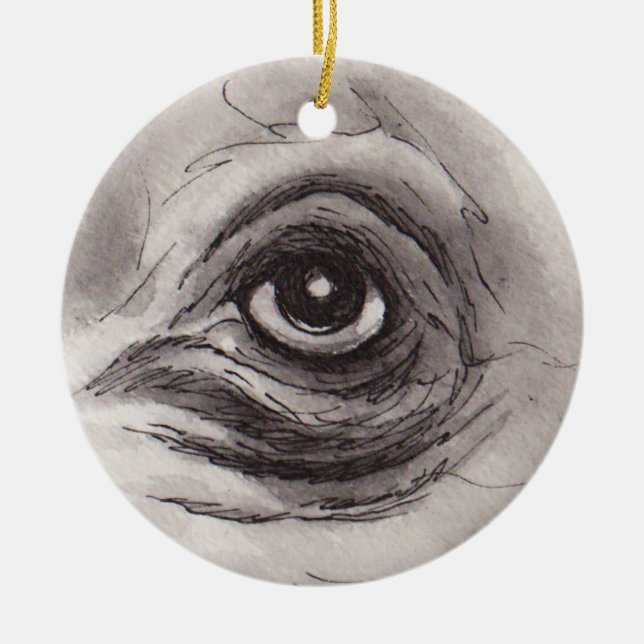 Adorno De Cerámica Eye of the Hippo – Gaze Collection (Frente)