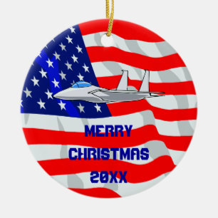 Adorno De Cerámica F15 Vuelo en Jet de Eagle Fighter