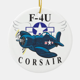 Adorno De Cerámica f4u corsair