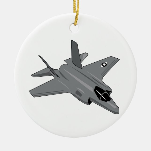 ADORNO DE CERÁMICA F-35 (Frente)