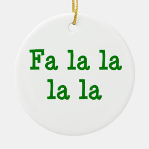 Adorno De Cerámica fa la la la