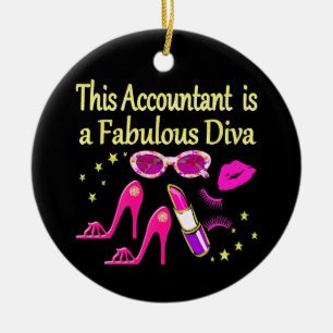ADORNO DE CERÁMICA FABULOUS DIVA CUENTA