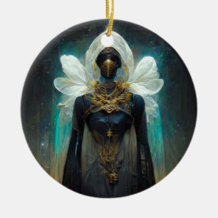 Adorno De Cerámica Fae Guardian Fantasy