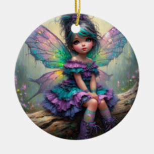 Adorno De Cerámica Fairy Twilight Blossom