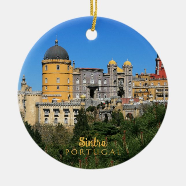 Adorno De Cerámica Fairytale Sintra Palace foto en Portugal (Frente)