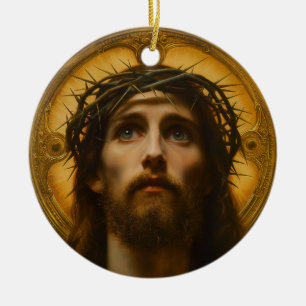 Adorno De Cerámica Faith Hope Love   Regalo cristiano de Jesucristo