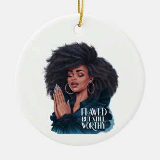 Adorno De Cerámica Faith Ornament