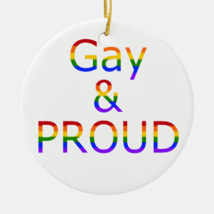 Adorno De Cerámica Fallln Gay and Proud