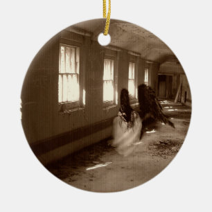 Adorno De Cerámica Falln Asylum Angel